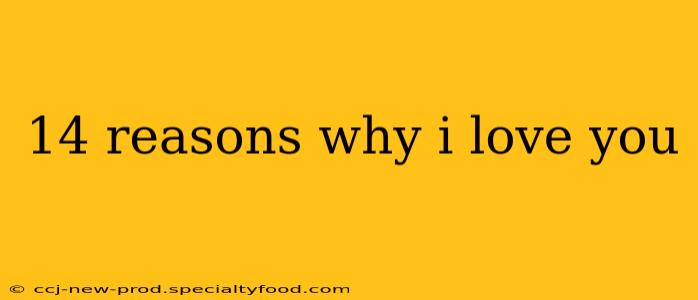 14 reasons why i love you