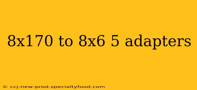 8x170 to 8x6 5 adapters