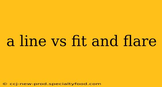 a line vs fit and flare