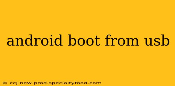 android boot from usb