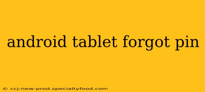 android tablet forgot pin