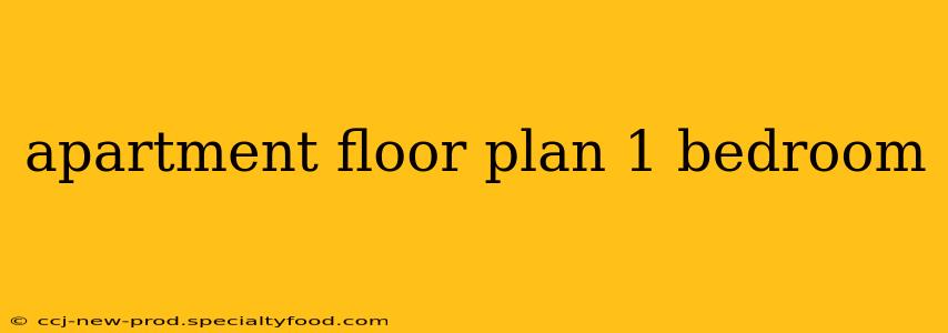 apartment floor plan 1 bedroom