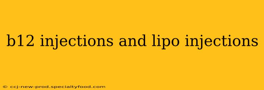 b12 injections and lipo injections