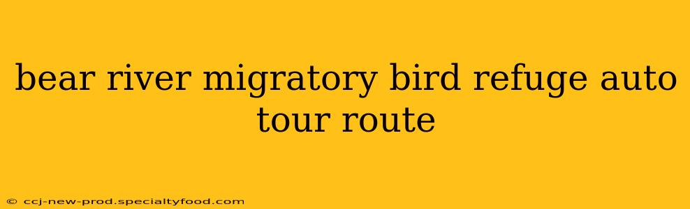 bear river migratory bird refuge auto tour route