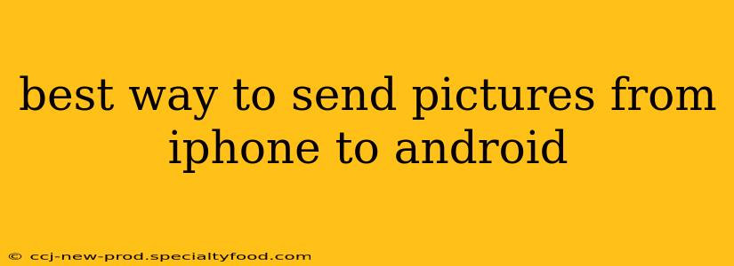 best way to send pictures from iphone to android