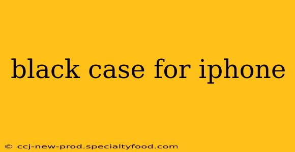 black case for iphone