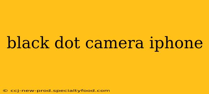 black dot camera iphone
