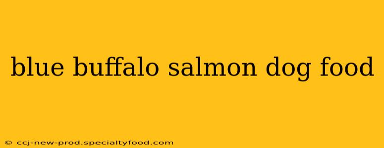blue buffalo salmon dog food