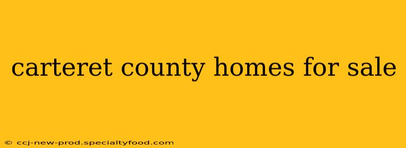 carteret county homes for sale