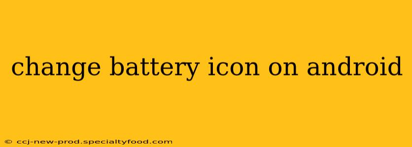 change battery icon on android