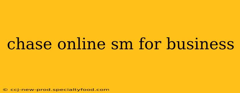 chase online sm for business