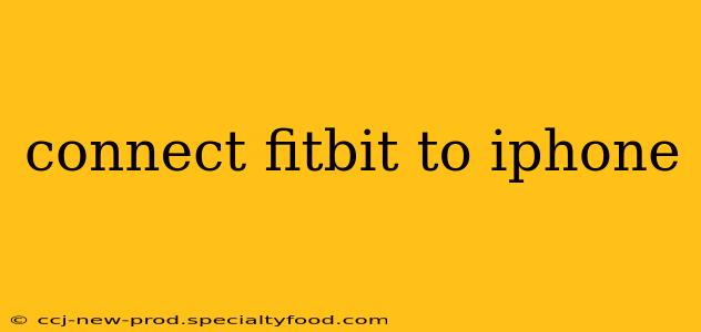 connect fitbit to iphone