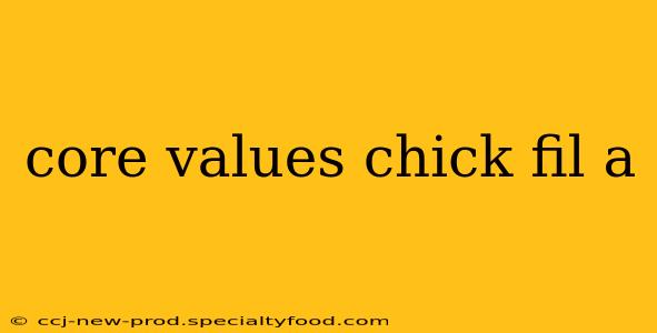 core values chick fil a