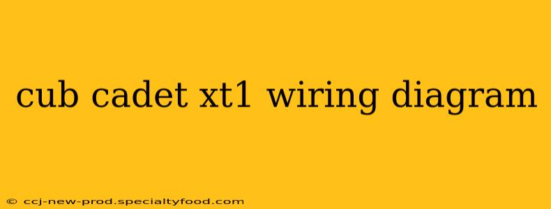 cub cadet xt1 wiring diagram