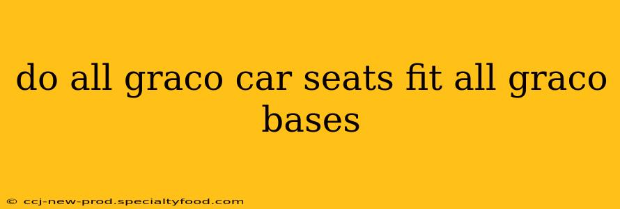 do all graco car seats fit all graco bases