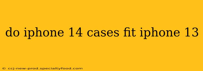 do iphone 14 cases fit iphone 13