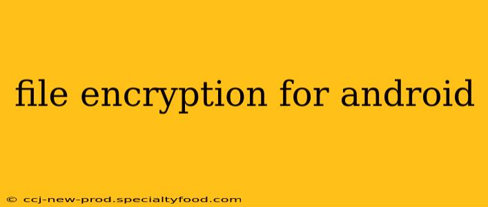 file encryption for android