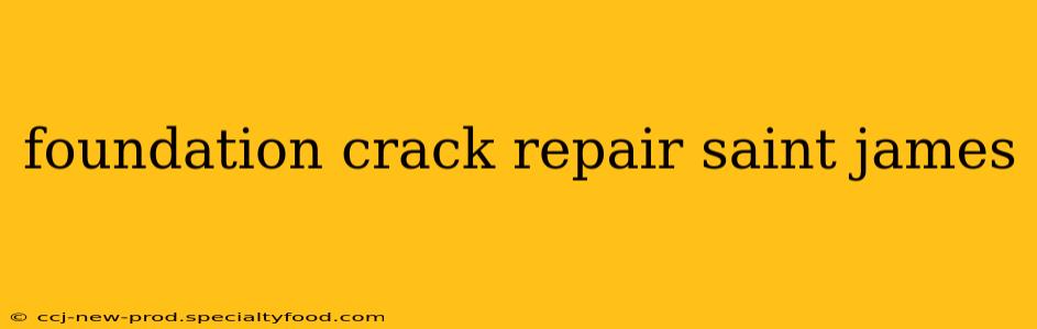 foundation crack repair saint james