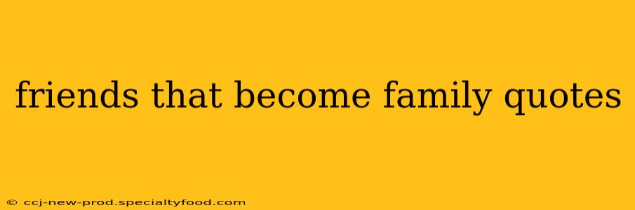 friends that become family quotes