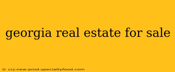 georgia real estate for sale