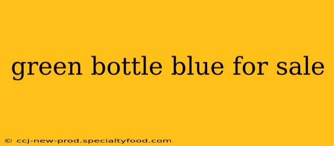 green bottle blue for sale
