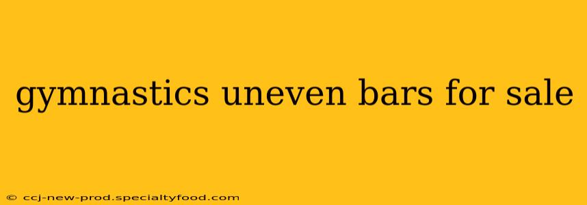 gymnastics uneven bars for sale