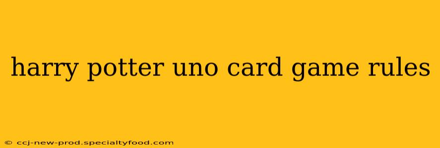 harry potter uno card game rules