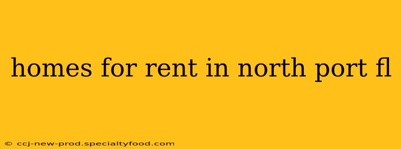 homes for rent in north port fl