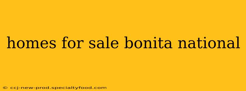 homes for sale bonita national