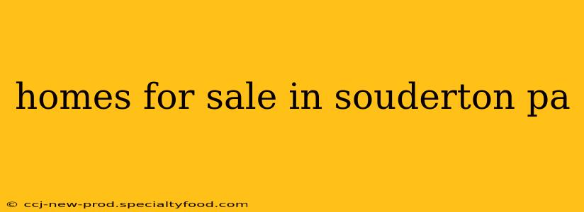homes for sale in souderton pa