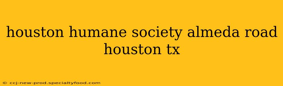 houston humane society almeda road houston tx