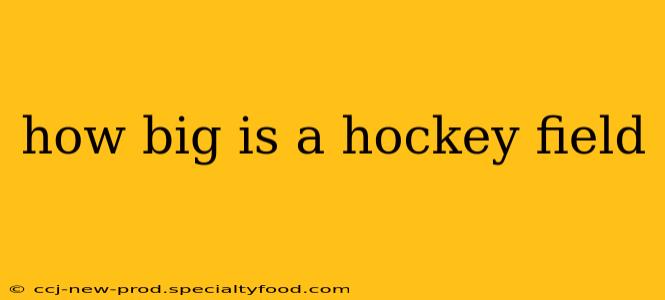 how big is a hockey field