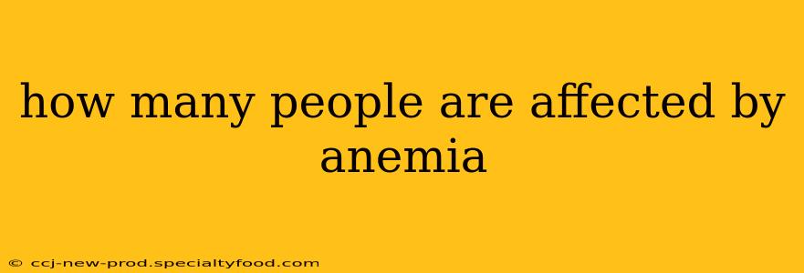 how many people are affected by anemia