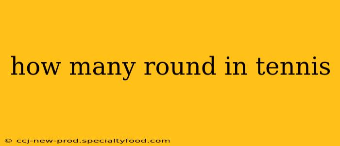 how many round in tennis