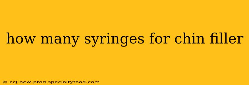 how many syringes for chin filler