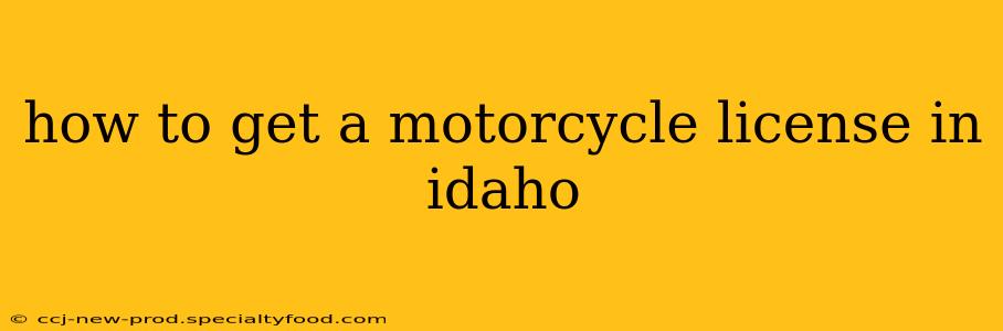 how to get a motorcycle license in idaho
