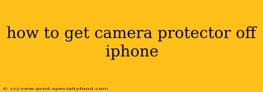 how to get camera protector off iphone