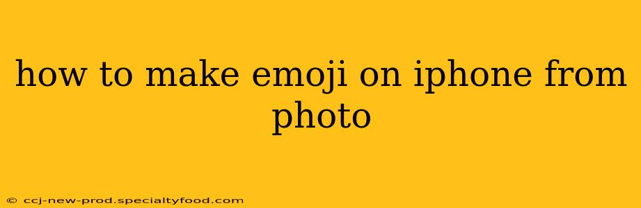 how to make emoji on iphone from photo