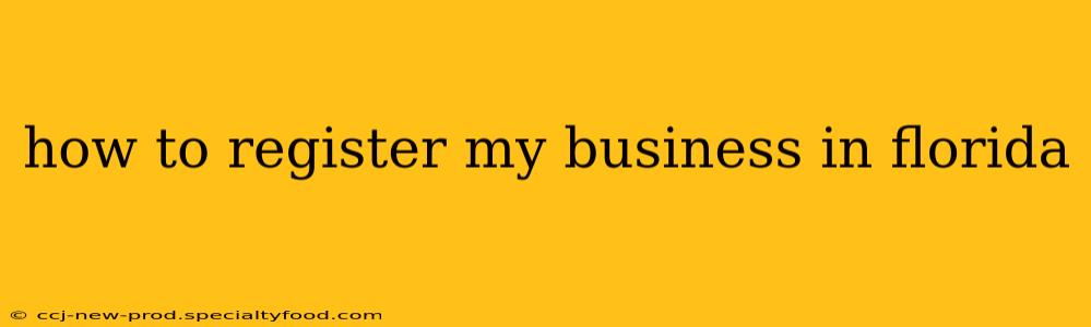 how to register my business in florida