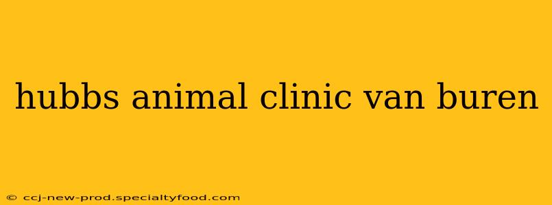 hubbs animal clinic van buren