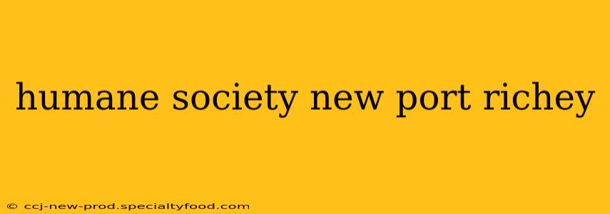 humane society new port richey