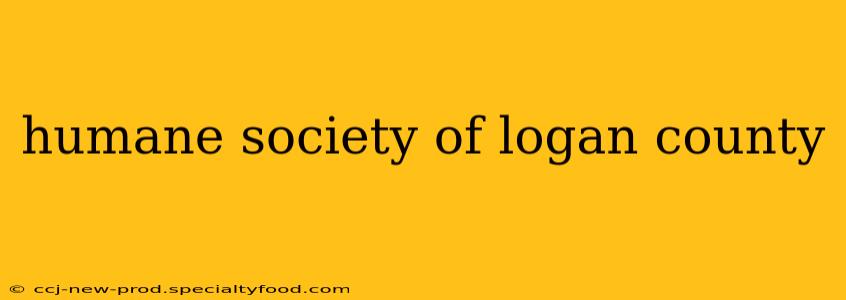 humane society of logan county