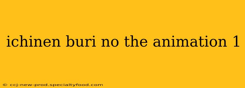 ichinen buri no the animation 1