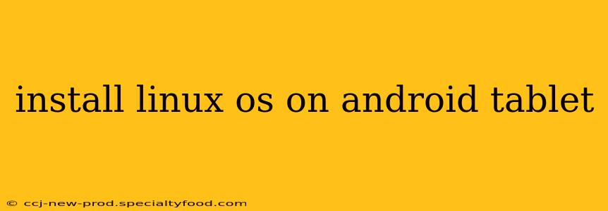 install linux os on android tablet