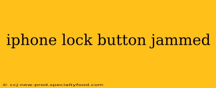 iphone lock button jammed
