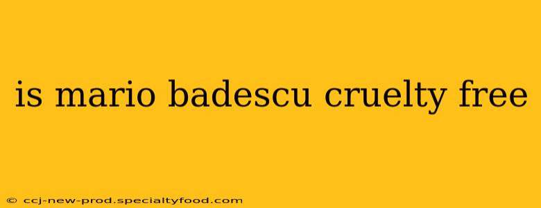 is mario badescu cruelty free