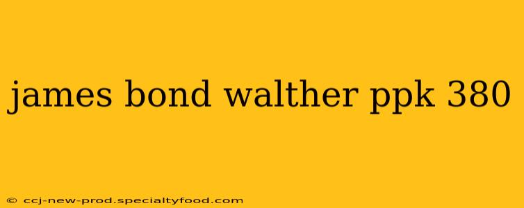 james bond walther ppk 380