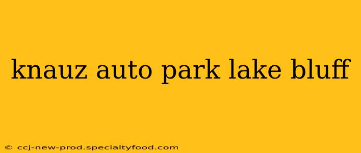 knauz auto park lake bluff