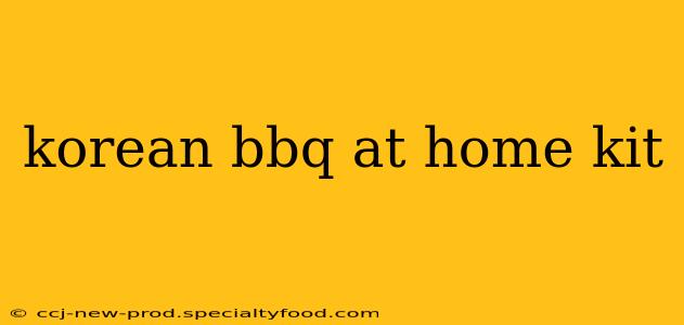 korean bbq at home kit