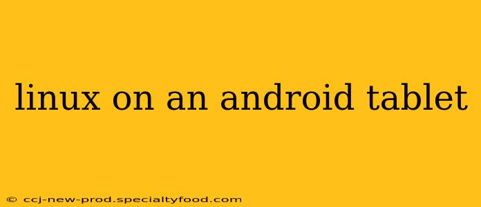 linux on an android tablet